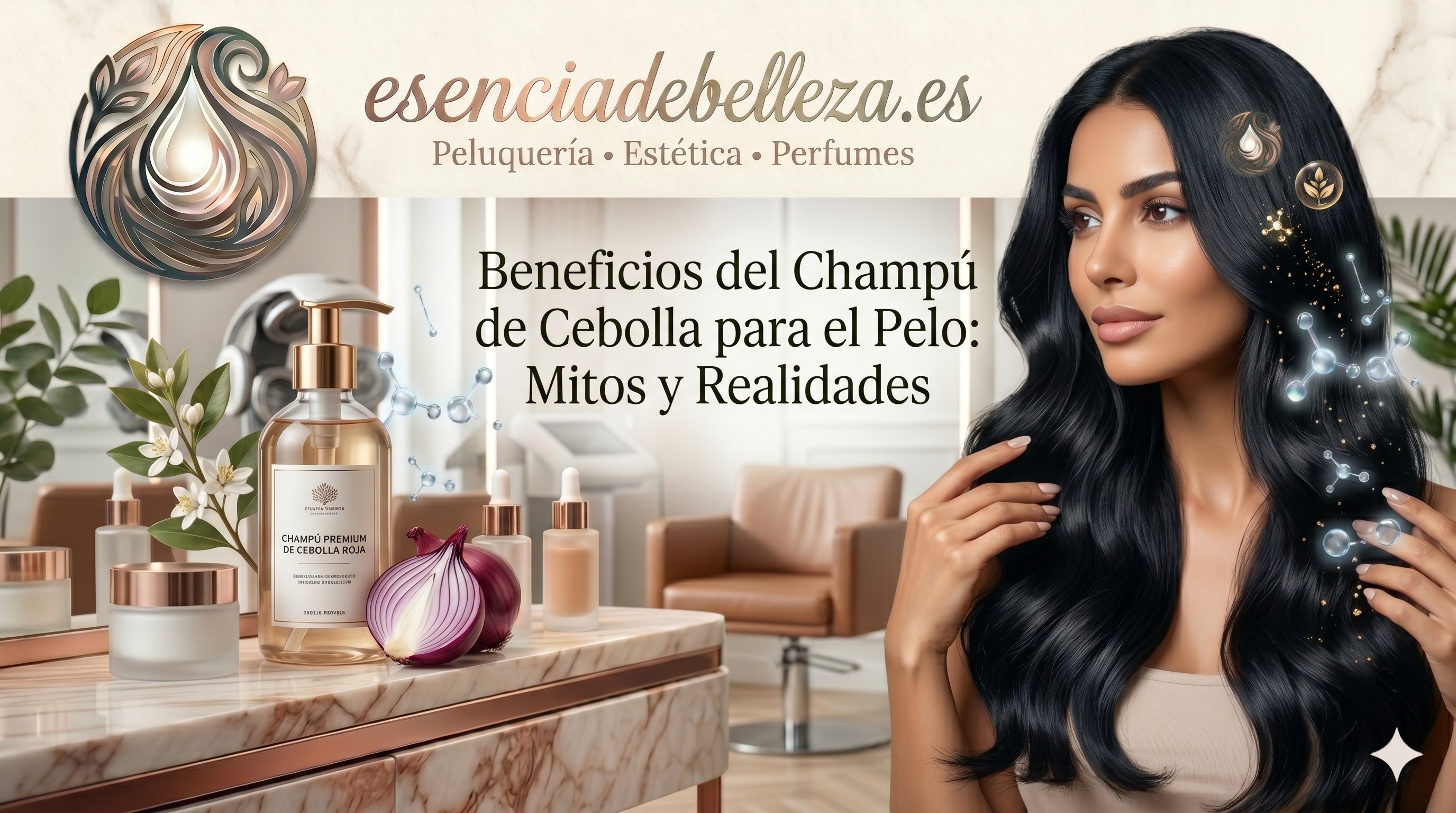 Beneficios del Champú de Cebolla para el Pelo: Mitos y Realidades — Esencia de Belleza