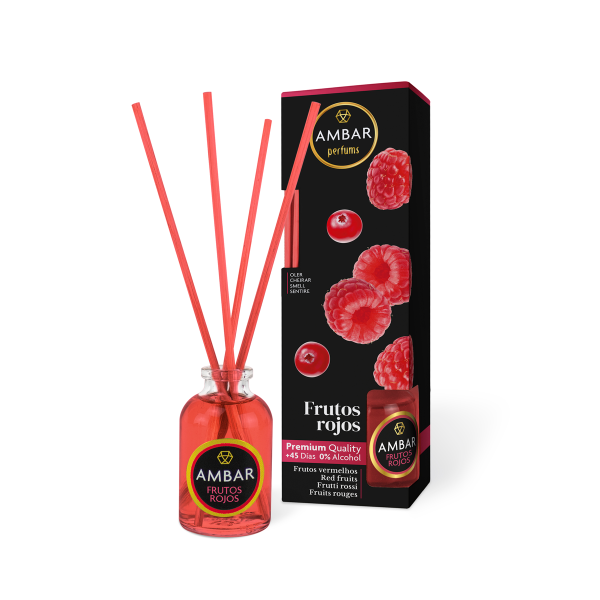 AMBAR AMBIENTADOR MIKADO FRUTOS ROJOS