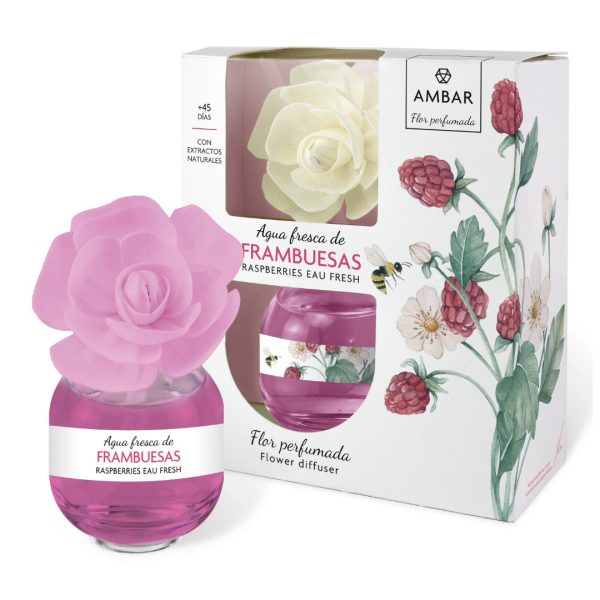 AMBAR FLOR PERFUMADA FRAMBUESAS — Unidad