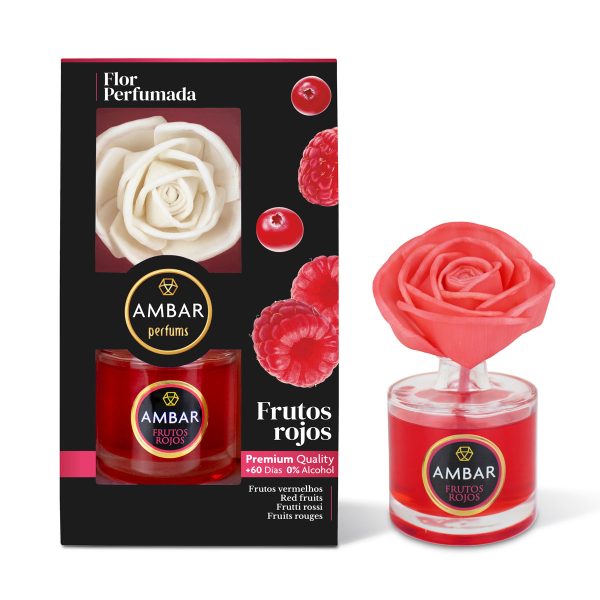 AMBAR FLOR PERFUMADA FRUTOS ROJOS