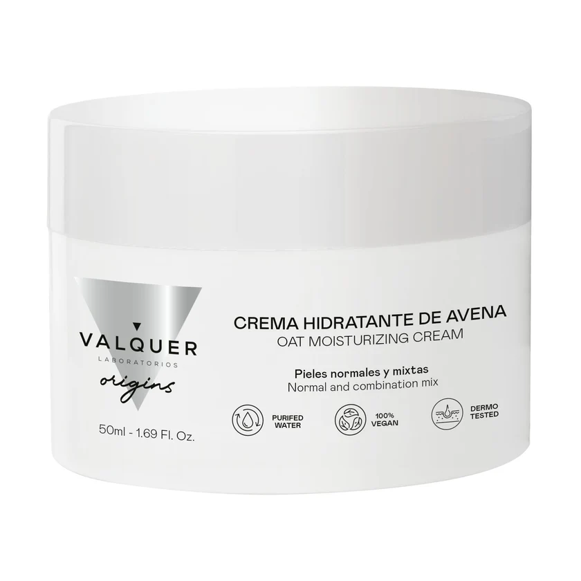 VALQUER ORIGINS CREMA HIDRATANTE DE AVENA DE 50 ML