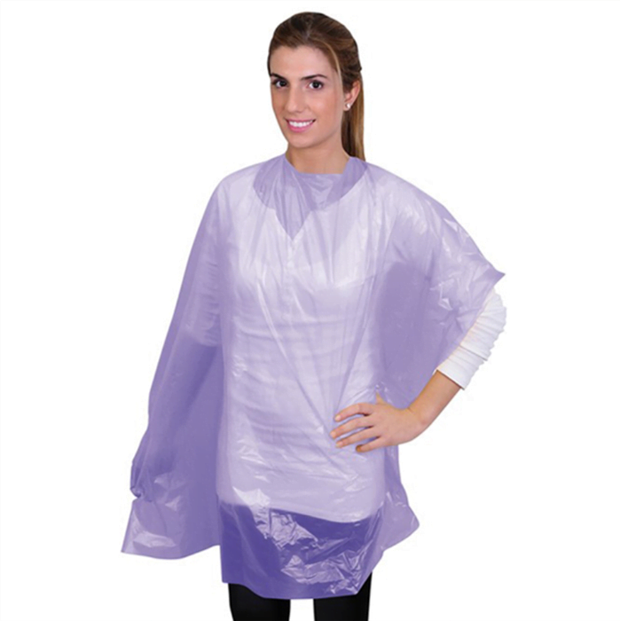 CAPAS DESECHABLES TINTE 50 UNI. 110 X 110 LILA