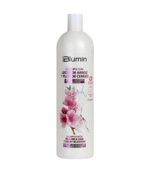 CHAMPU LECHE ARROZ Y FLOR CEREZO BLUMIN 1000ML