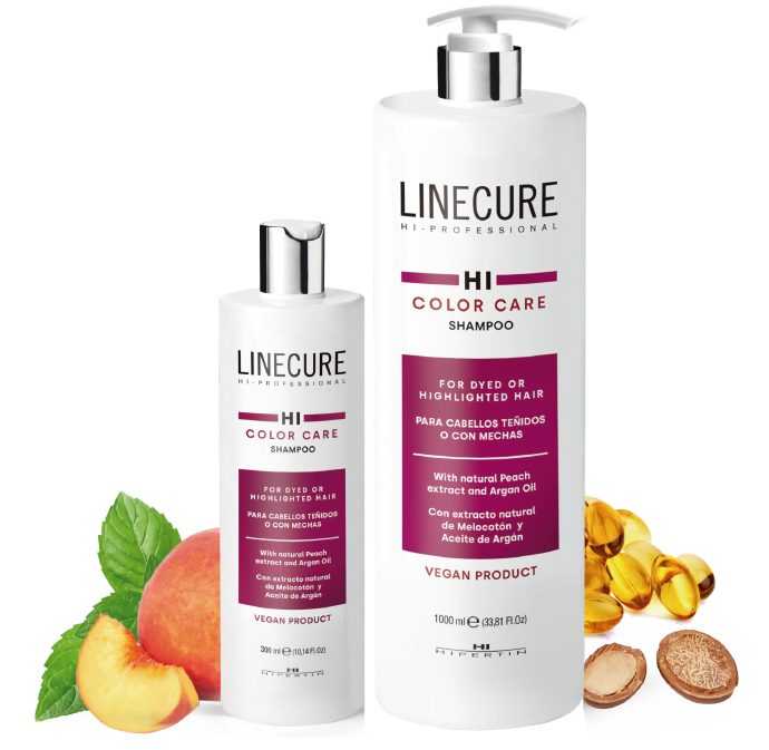 CHAMPU LINECURE 1000ML HIPERTIN CABELLOS TEÑIDOS Y CON MECHAS