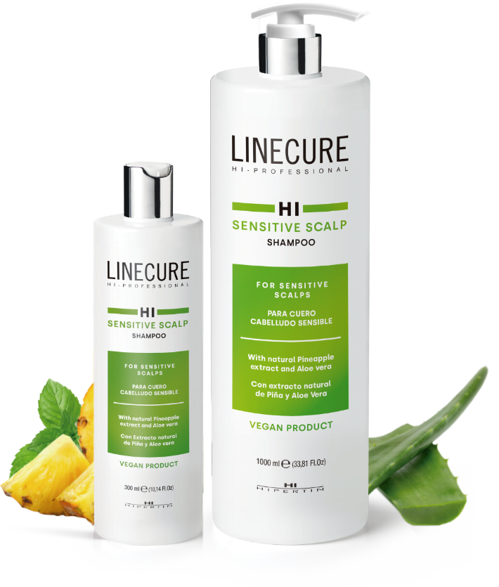 CHAMPU LINECURE 1000ML HIPERTIN CUERO CABELLUDO SENSIBLE