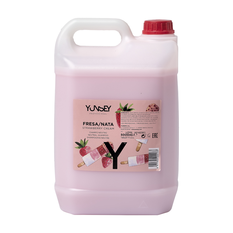 CHAMPU NEUTRO FRESA Y NATA YUNSEY 5000ML