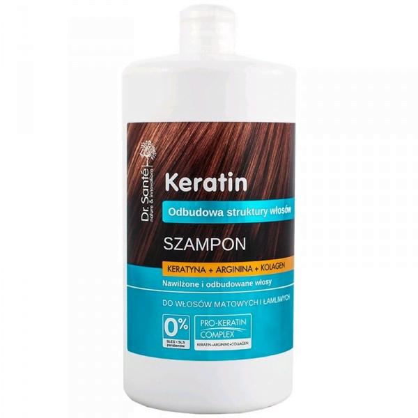 CHAMPU KERATINA Y COLAGENO CAB. SECO 1000ML DR.SANTE
