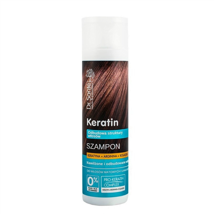 CHAMPU QUERATINA Y COLAGENO CAB. SECO 250ML DR.SANTE