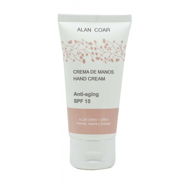 CREMA DE MANOS ANTIENVEJECIMIENTO CON UREA Y ALOE VERA 75CC ALAN COAR