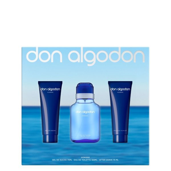 DON ALGODÓN HOMBRE PACK GEL+COLONIA+AFTER SHAVE