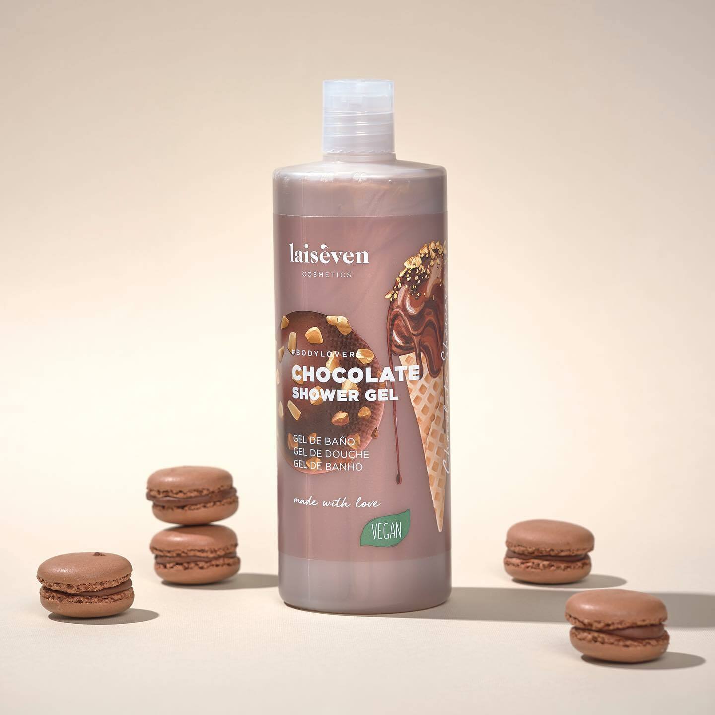GEL BAÑO VEGAN CHOCOLATE LAISEVEN 750ML