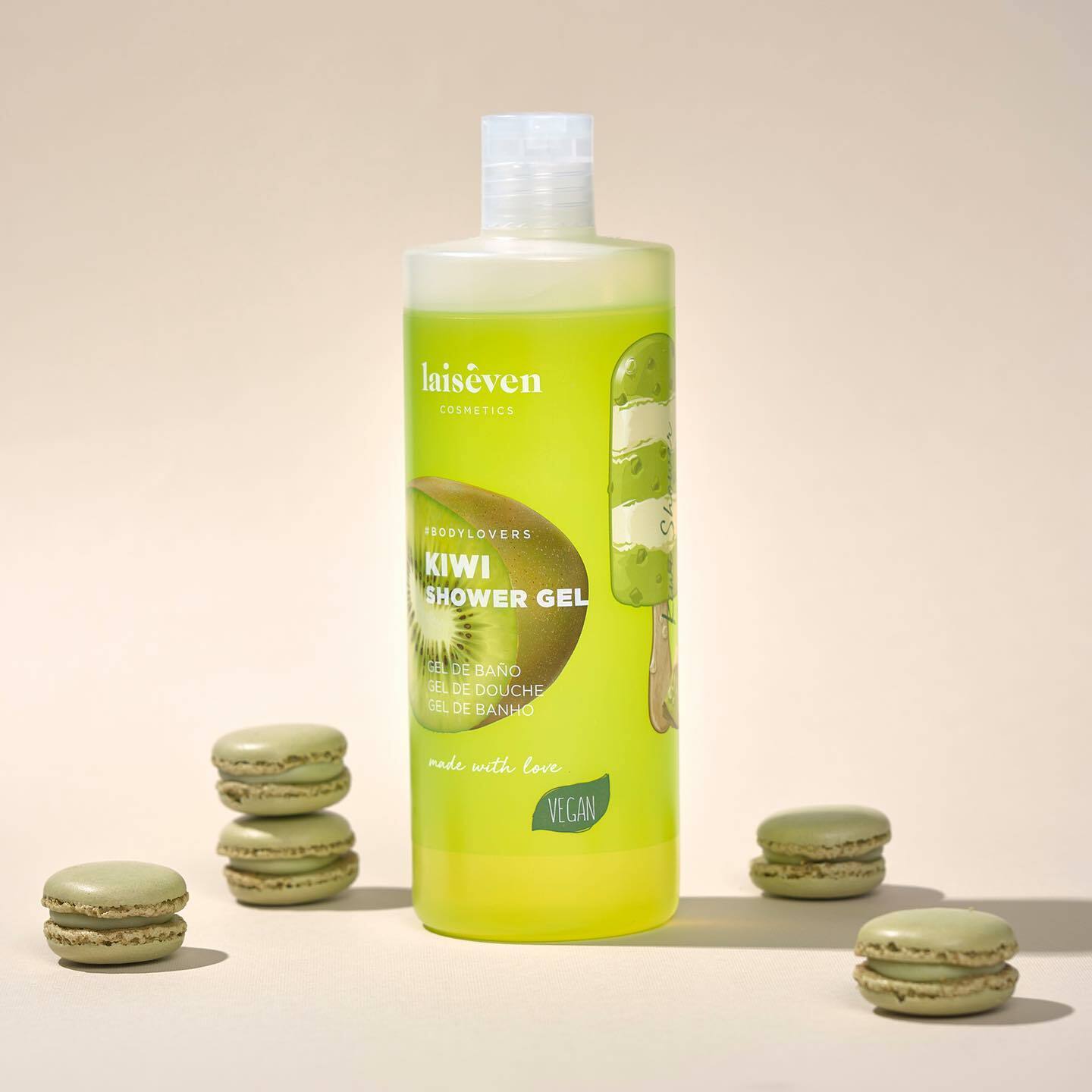 GEL BAÑO VEGAN KIWI LAISEVEN 750ML