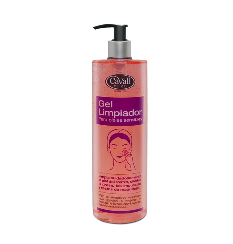 GEL LIMPIADOR PIEL SENSIBLE CAVALL VERD 500ML.