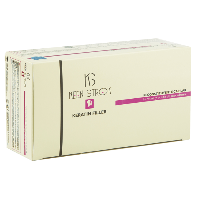 KEEN STROK AMPOLLAS RECONSTITUYENTE KERATIN FILLER 15X15ML