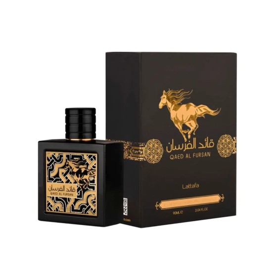 LATTAFA QAED AL FURSAN BLACK EAU DE PERFUM 90 ML — Unidad