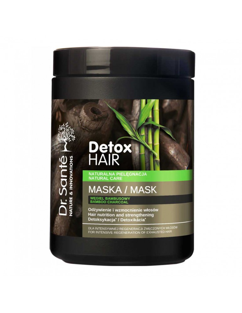 MASCARILLA CARBON BAMBU DETOX HAIR DR.SANTE 1000ML