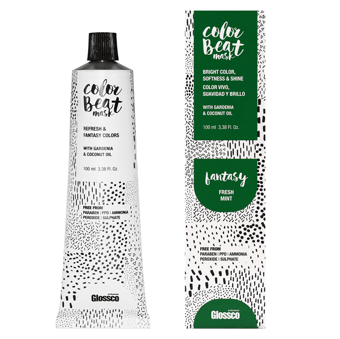 Glossco MASCARILLA COLOR MENTA 100ML.