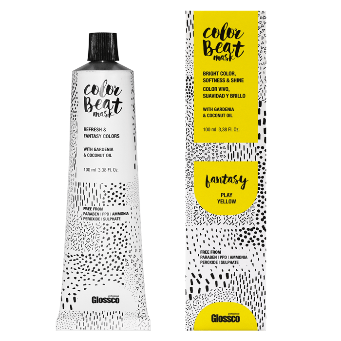 Glossco MASCARILLA COLOR PLAY YELLOW 100ML.