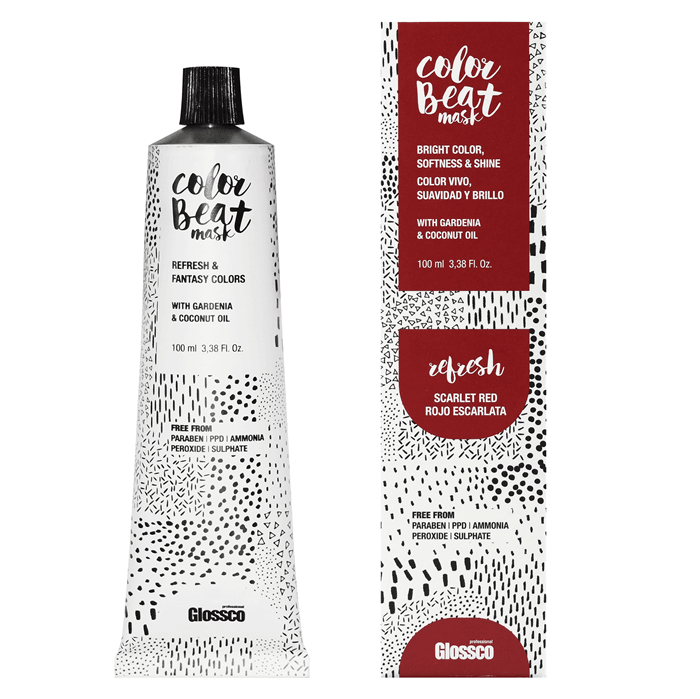 Glossco MASCARILLA COLOR SCARLET RED 100ML.