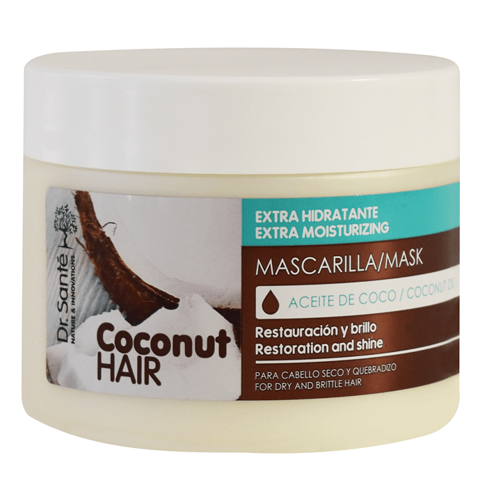 MASCARILLA HIDRATANTE ACEITE COCO 300ML DR.SANTE