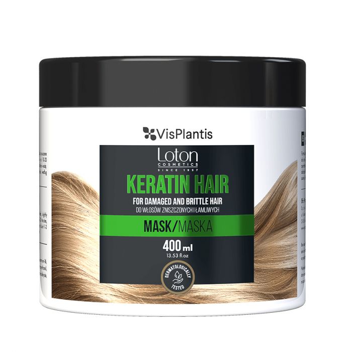 Vis Plantis MASCARILLA KERATINA CABELLO DAÑADO LOTON 400ML