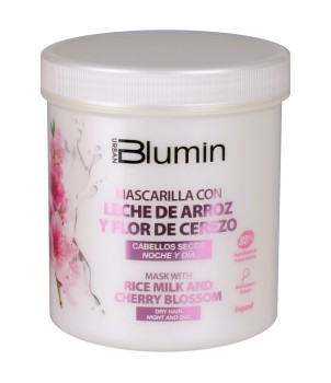 MASCARILLA LECHE ARROZ Y FLOR CEREZO BLUMIN 700ML