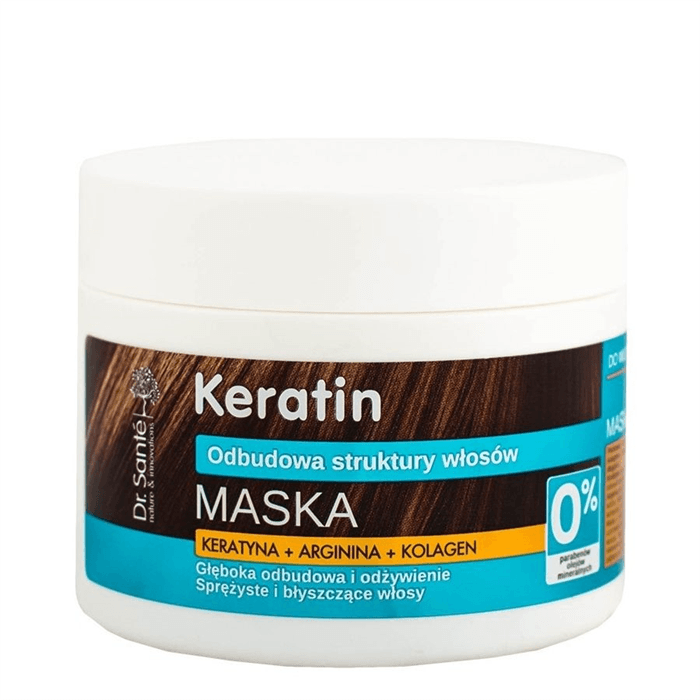 MASCARILLA KERATINA Y COLAGENO CAB. SECO 300ML DR.SANTE