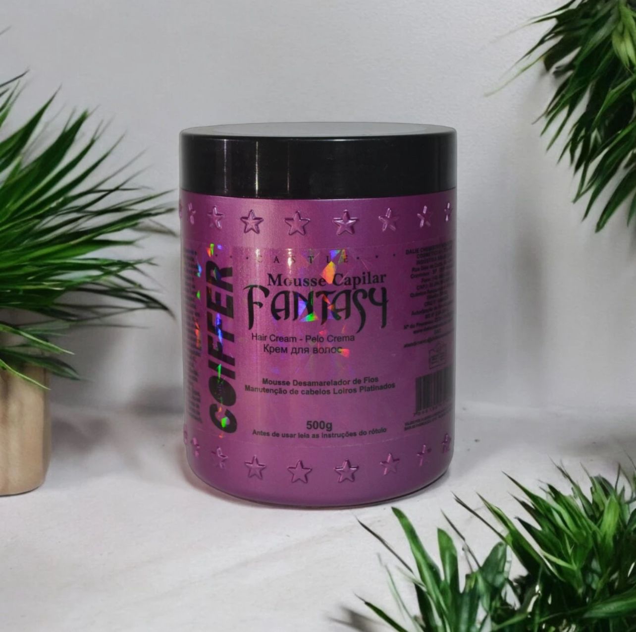MOUSSE CAPILAR FANTASY ANTIAMARILLOS SILVER COIFFER 500G