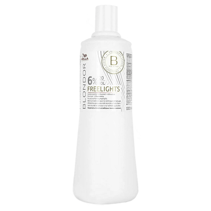 OXIGENADA BLONDOR FREELIGHTS 6% 20VOL 1L — Unidad