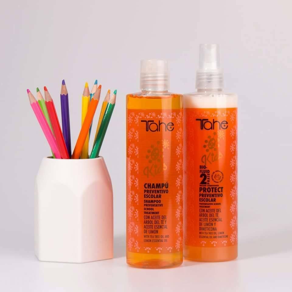 Tahe PACK CHAMPU 300ML + ACONDICIONADOR 300ML KIDS PREVENTIVO ESCOLAR