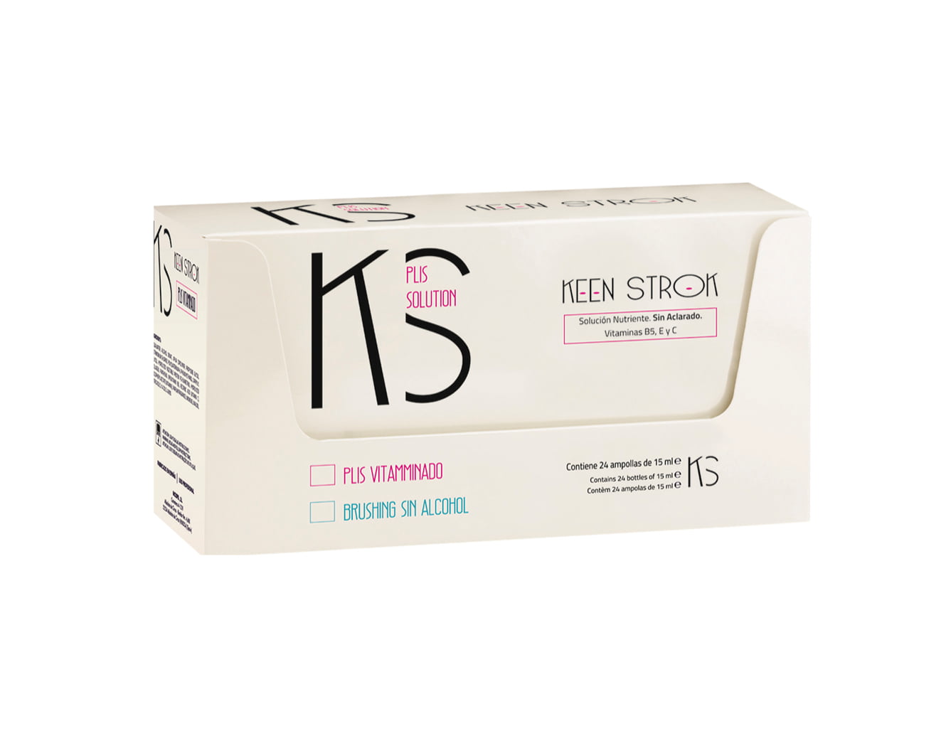 PLIS SOLUTION KEEN STROK 24 AMPOLLAS BRUSHING SIN ALCOHOL