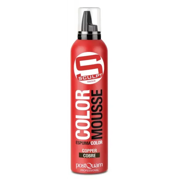 POSTQUAM SCULPT ESPUMA COLOR COBRE 300ML