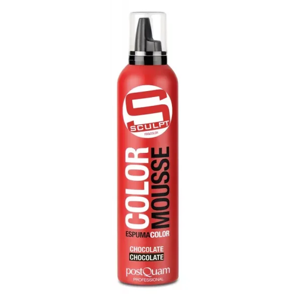 POSTQUAM SCULPT ESPUMA COLOR ROJO 300ML