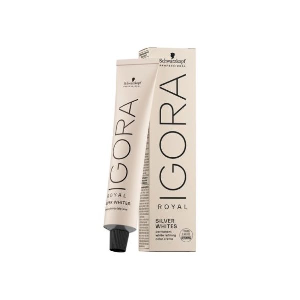 SCHWARZKOPF IGORA ROYAL GREY LILAC TINTE SILVER WHITE 60ML