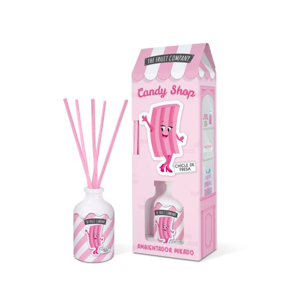 TFC CANDY SHOP CHICLE DE FRESA AMBIENTADOR MIKADO