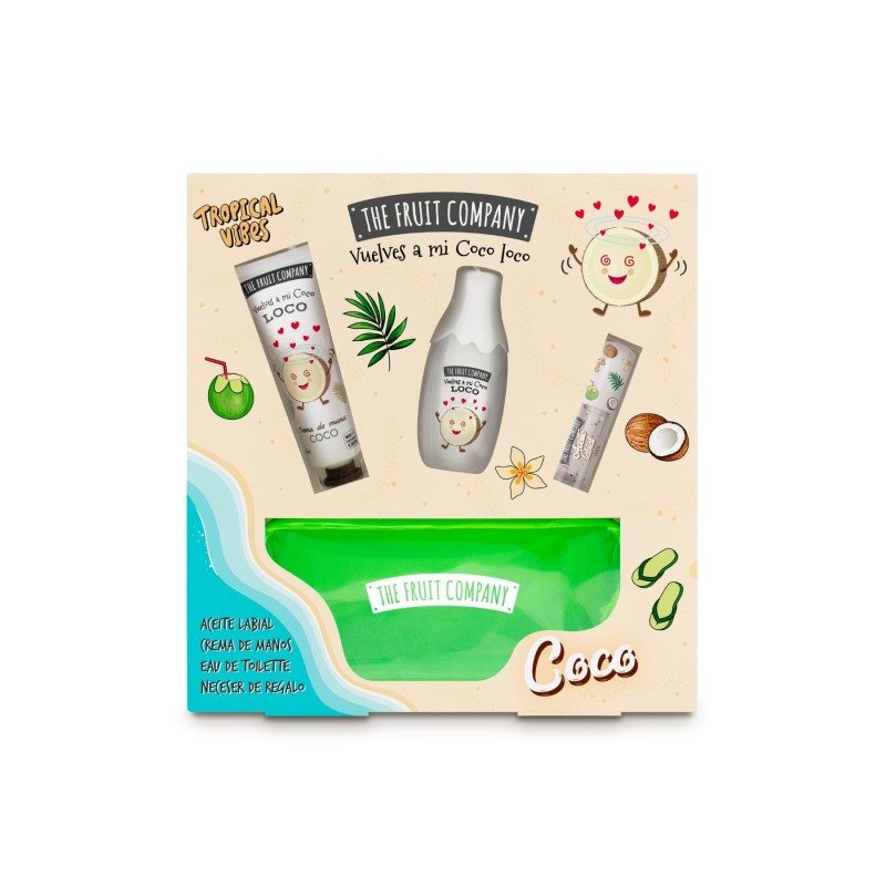 THE FRUIT COMPANY PACK ACEITE+CREMA+COLONIA+NECESER COCO