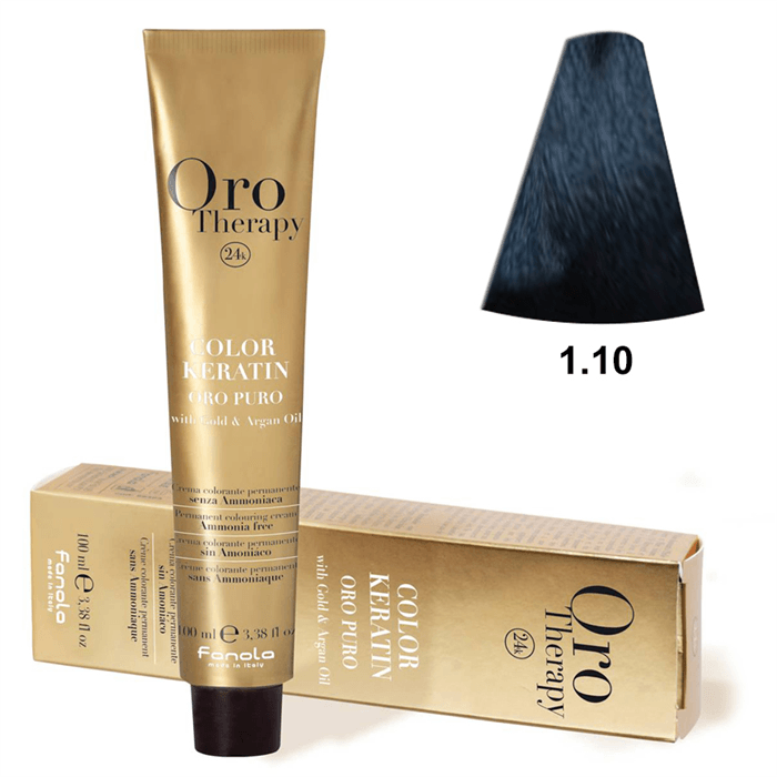 TINTE KERATIN ORO PURO Nº 1.10 100ML