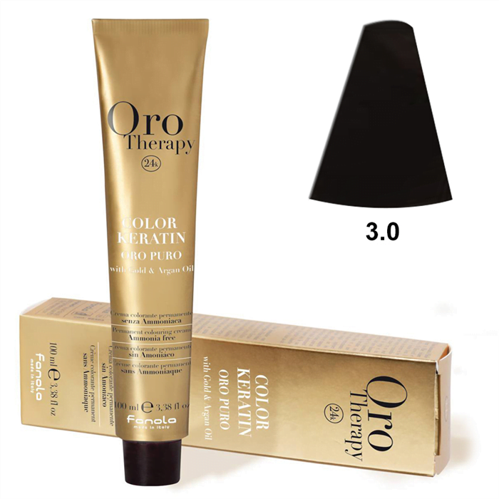 TINTE KERATIN ORO PURO Nº 3.0 100ML