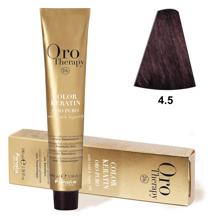 TINTE KERATIN ORO PURO Nº 4.5 100ML