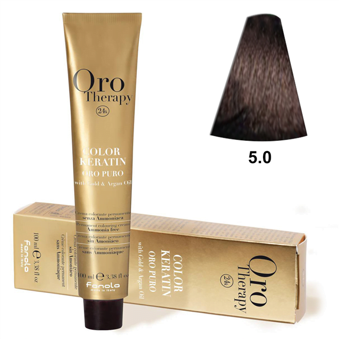 TINTE KERATIN ORO PURO Nº 5.0 100ML