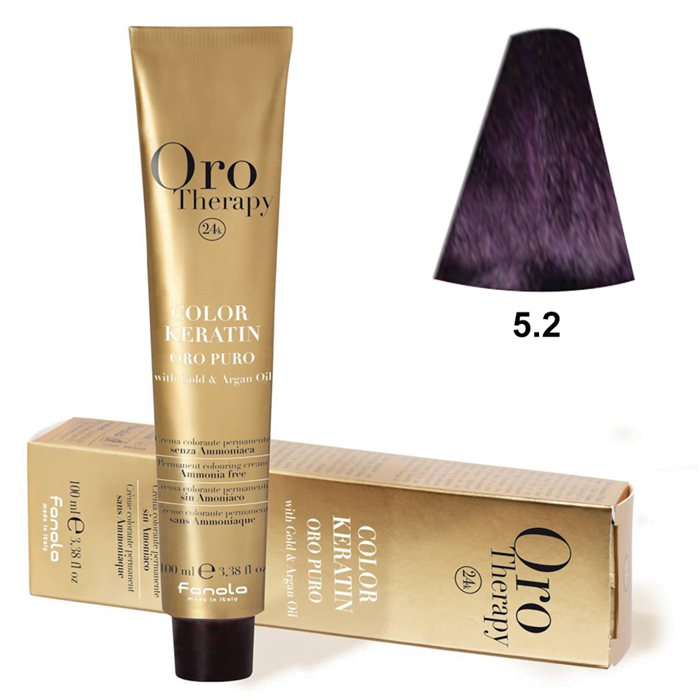TINTE KERATIN ORO PURO Nº 5.2 100ML