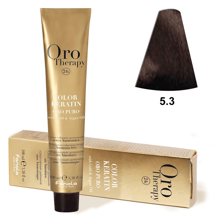 TINTE KERATIN ORO PURO Nº 5.3 100ML
