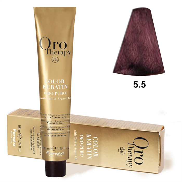 TINTE KERATIN ORO PURO Nº 5.5 100ML