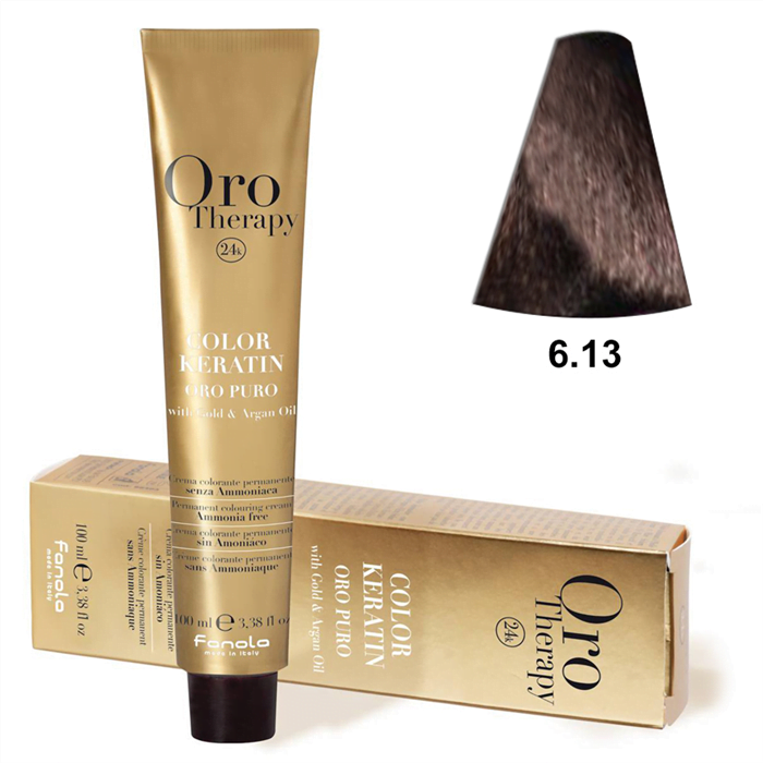 TINTE KERATIN ORO PURO Nº 6.13 100ML