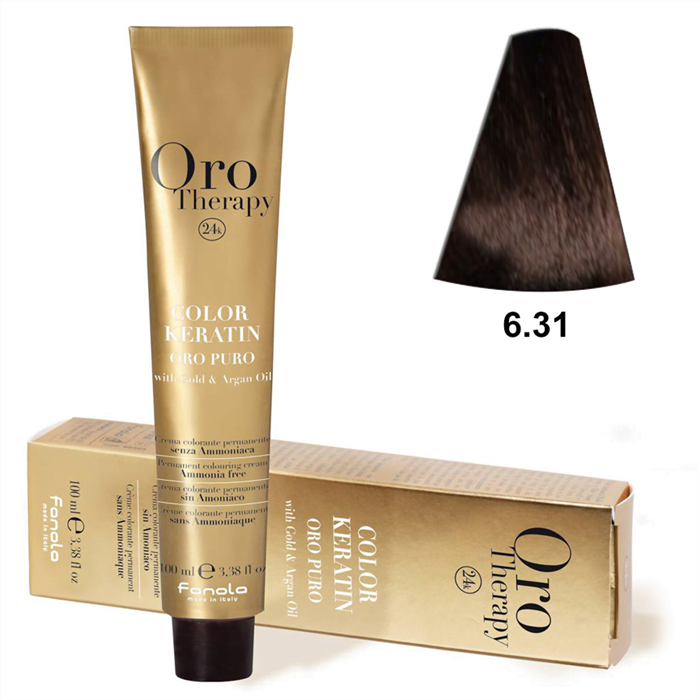 TINTE KERATIN ORO PURO Nº 6.31 100ML