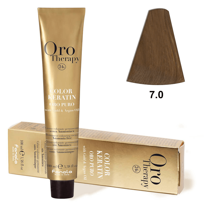 TINTE KERATIN ORO PURO Nº 7.0 100ML
