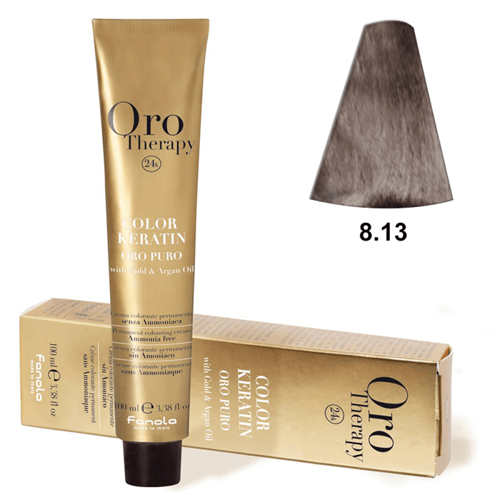 TINTE KERATIN ORO PURO Nº 8.13 100ML