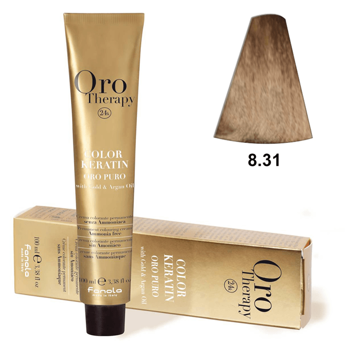 TINTE KERATIN ORO PURO Nº 8.31 100ML