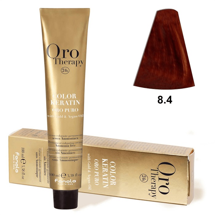 TINTE KERATIN ORO PURO Nº 8.4 100ML