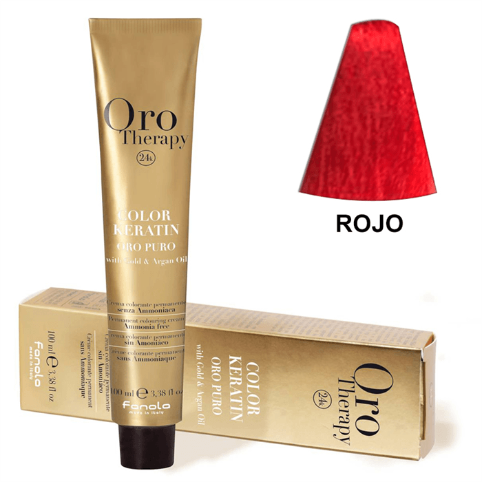 TINTE KERATIN ORO PURO ROJO 100ML